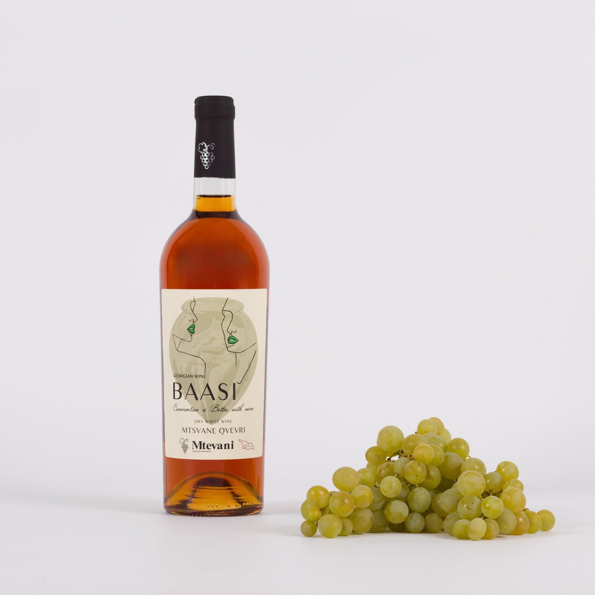 Baasi Mtsvane Qvevri – Amberwein mit Tanninstruktur & Frucht, georgischer Genuss