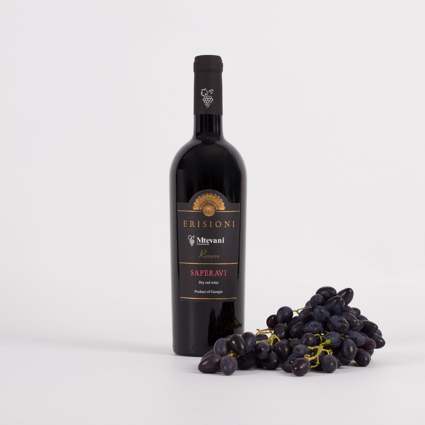 Saperavi Reserve – edler trockener georgischer Rotwein, perfekt zu Fleisch & Käse