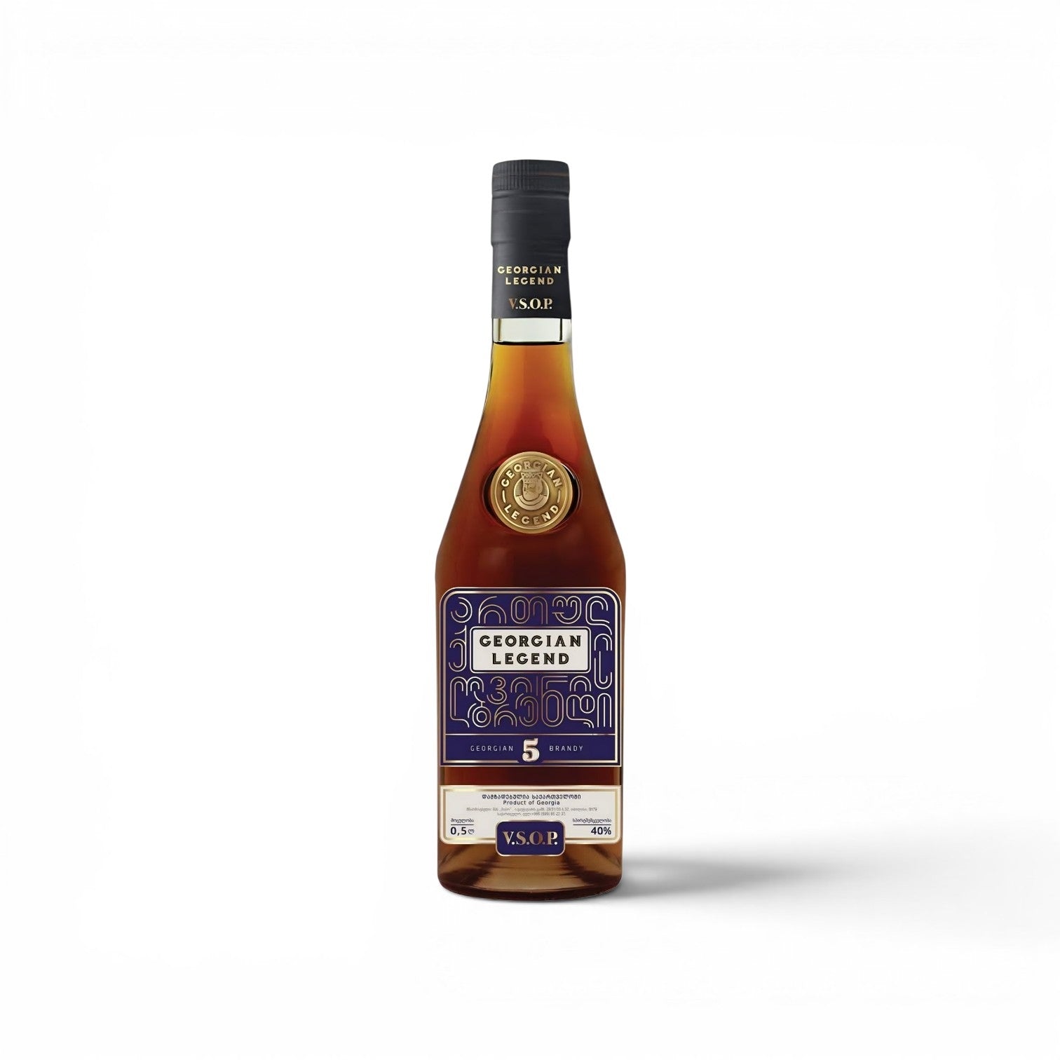 Georgian Legend V.S.O.P. Brandy 5 Jahre gereift – Premium Brandy aus Georgien mit 40 % Vol.