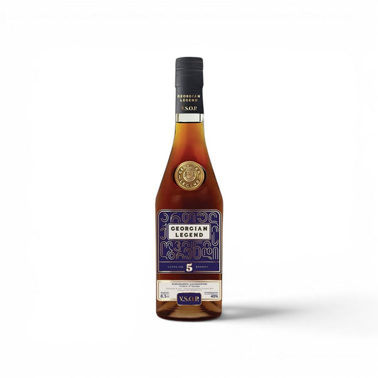 Georgian Legend V.S.O.P. Brandy 5 Jahre gereift – Premium Brandy aus Georgien mit 40 % Vol.