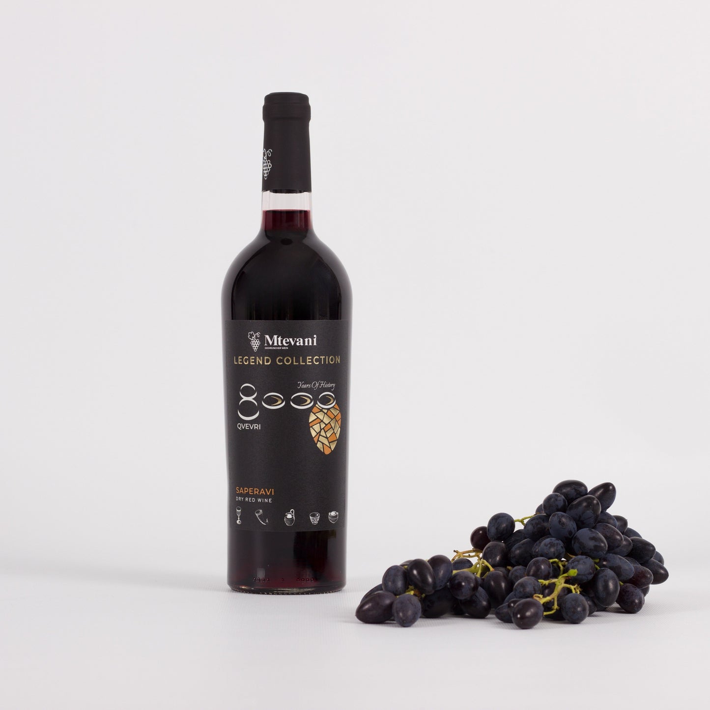 Trockener Saperavi Qvevri Rotwein – kraftvoll, komplex, georgische Weintradition online