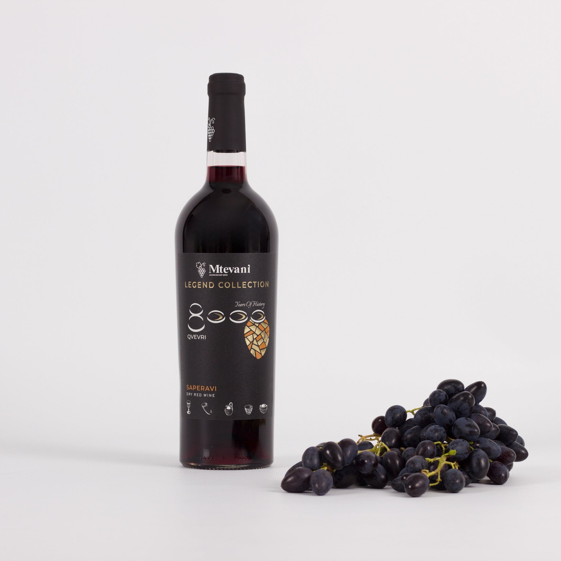 Trockener Saperavi Qvevri Rotwein – kraftvoll, komplex, georgische Weintradition online