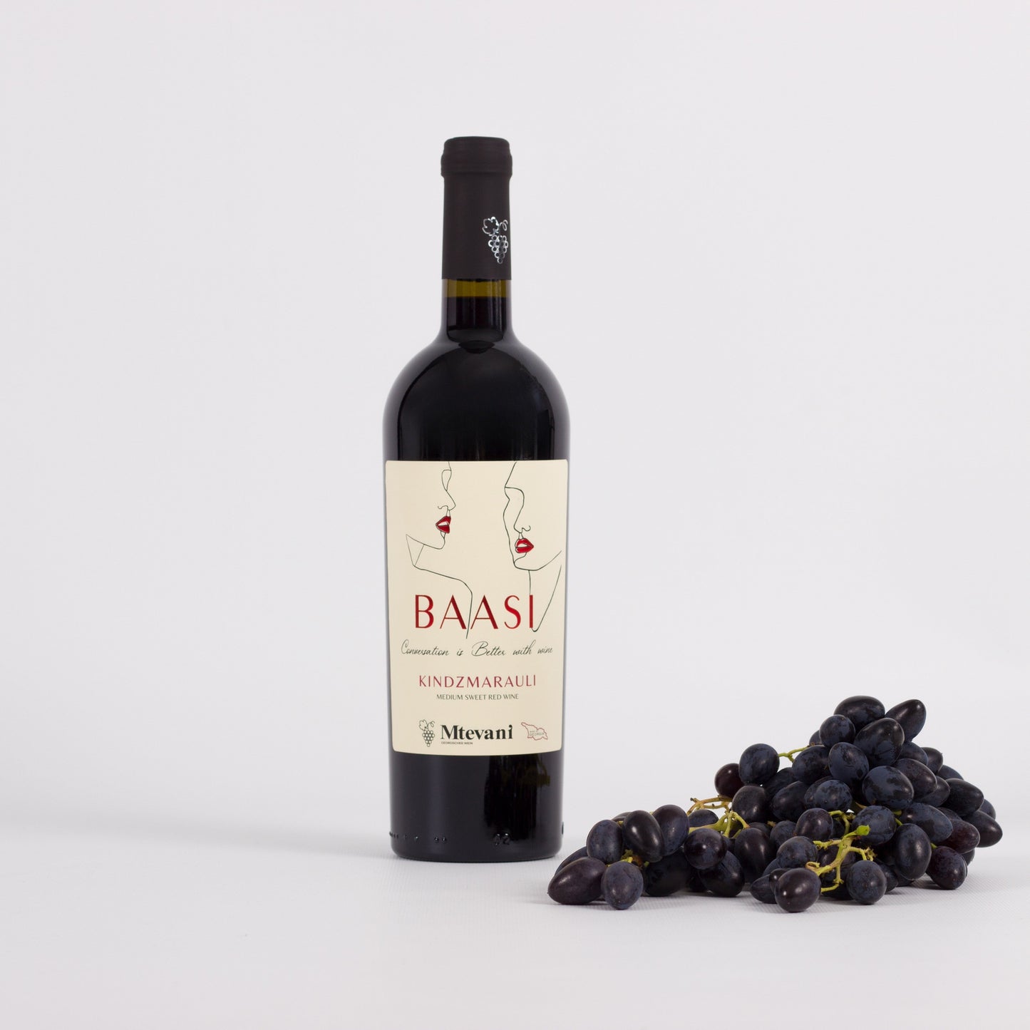 Exklusiver georgischer Kindzmarauli Rotwein – elegant, lieblich, jetzt online bestellen