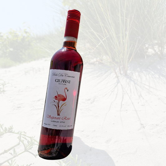 Giuaani Saperavi Rosé 2024 – limitierter, trockener Roséwein aus Kachetien, Georgien, fruchtig und frisch