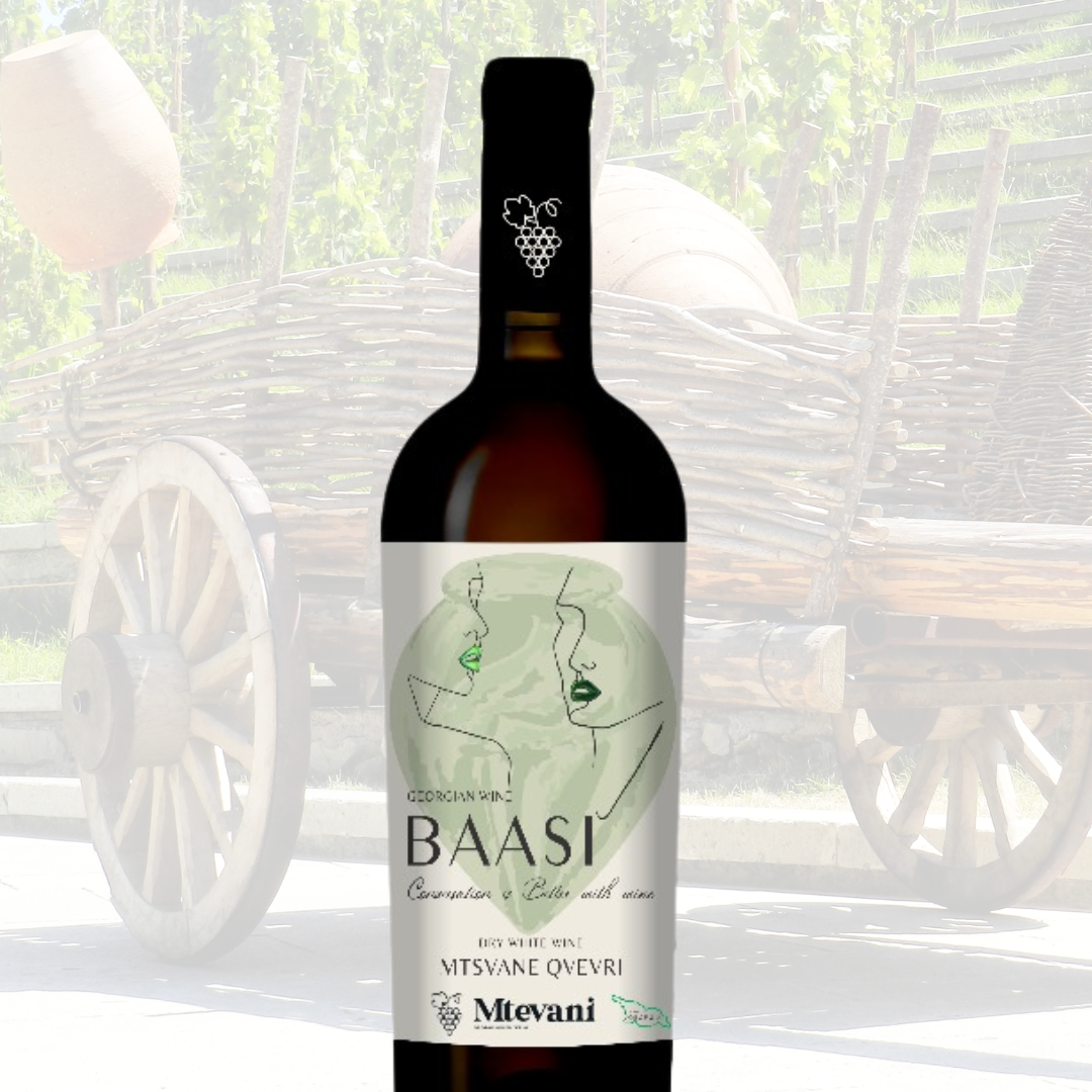 Baasi Mtsvane – Trockener Amber/Orange Qvevri-Wein aus Georgien