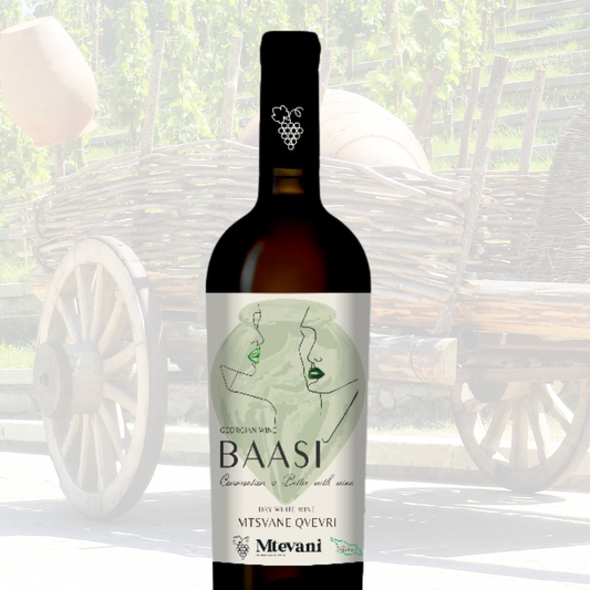 Baasi Mtsvane – Trockener Amber/Orange Qvevri-Wein aus Georgien