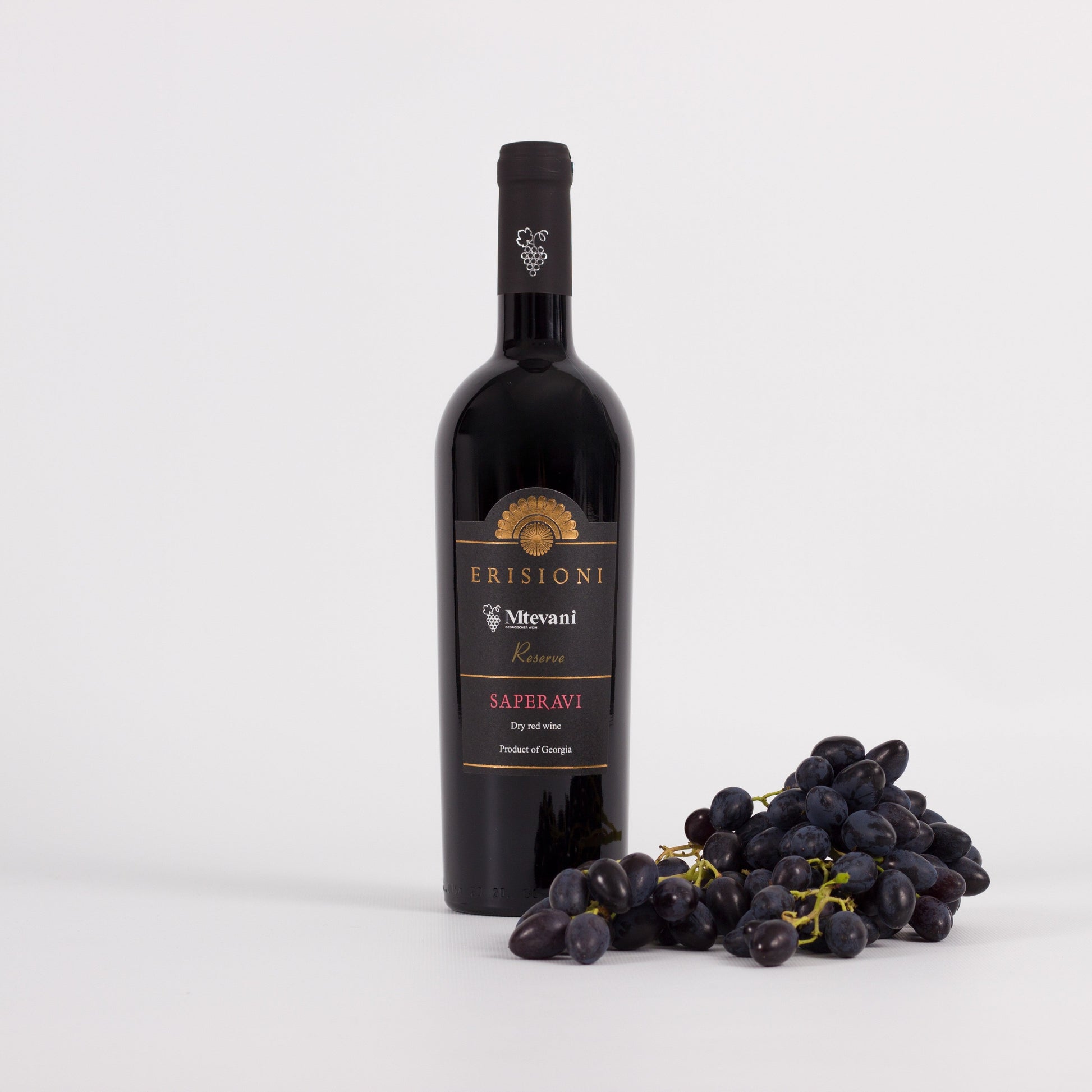 Saperavi Reserve – edler trockener georgischer Rotwein, perfekt zu Fleisch & Käse
